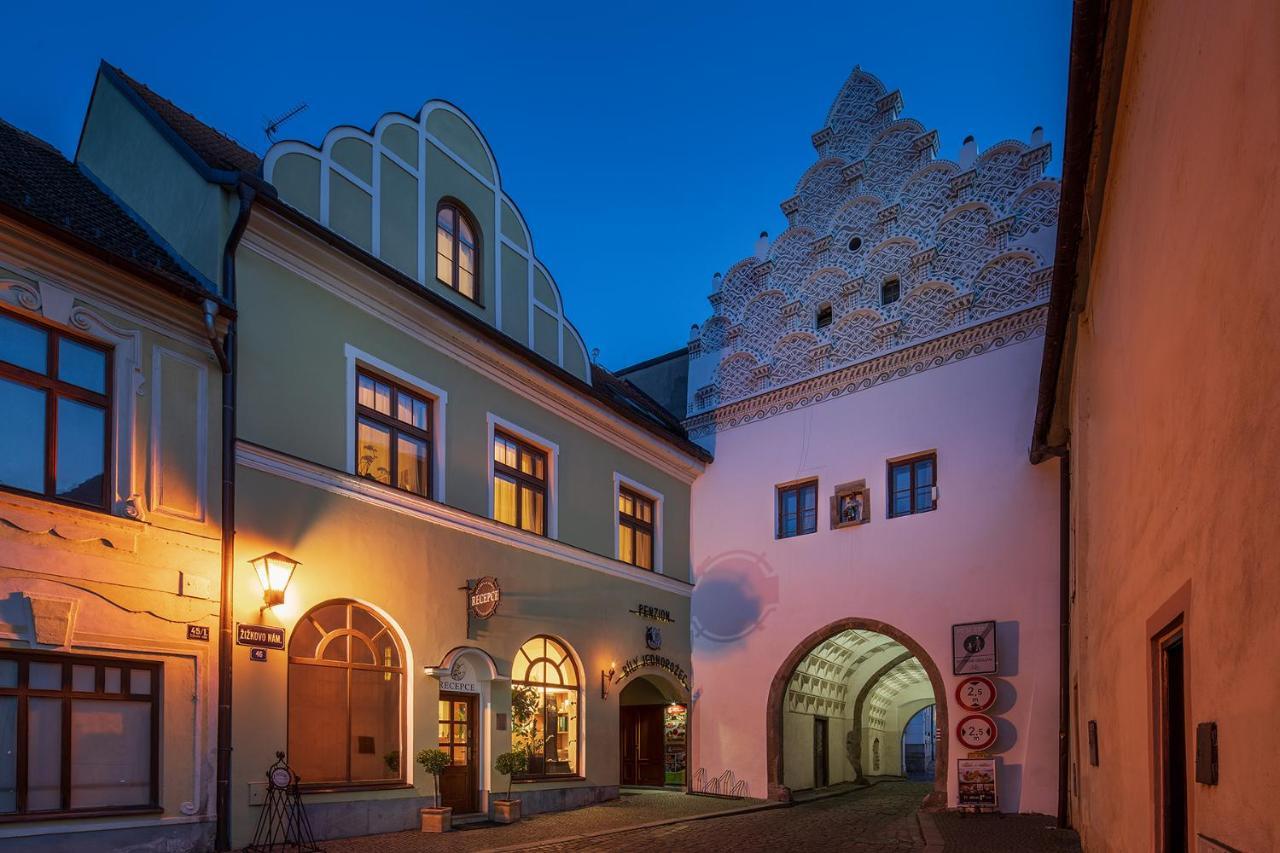 Hotel Bily Jednorozec Třeboň Dış mekan fotoğraf