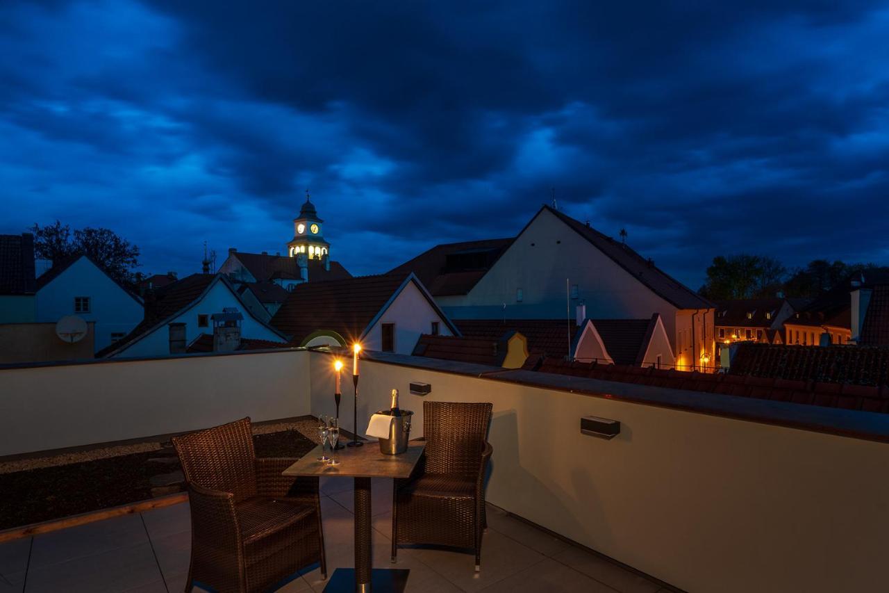 Hotel Bily Jednorozec Třeboň Dış mekan fotoğraf